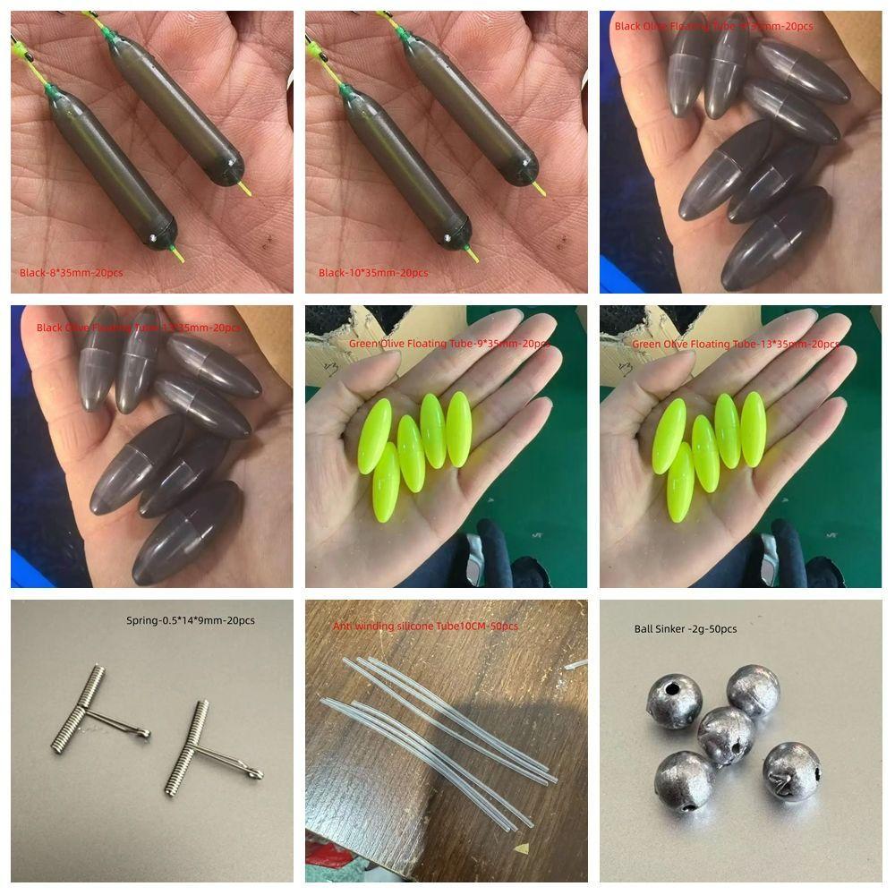 30ks 2 velikosti Rybářské návazce Háček s vlasovým závěsem Plovoucí Závěsný Háček na kapra proti dnu Plovoucí trubička Pěna Plast