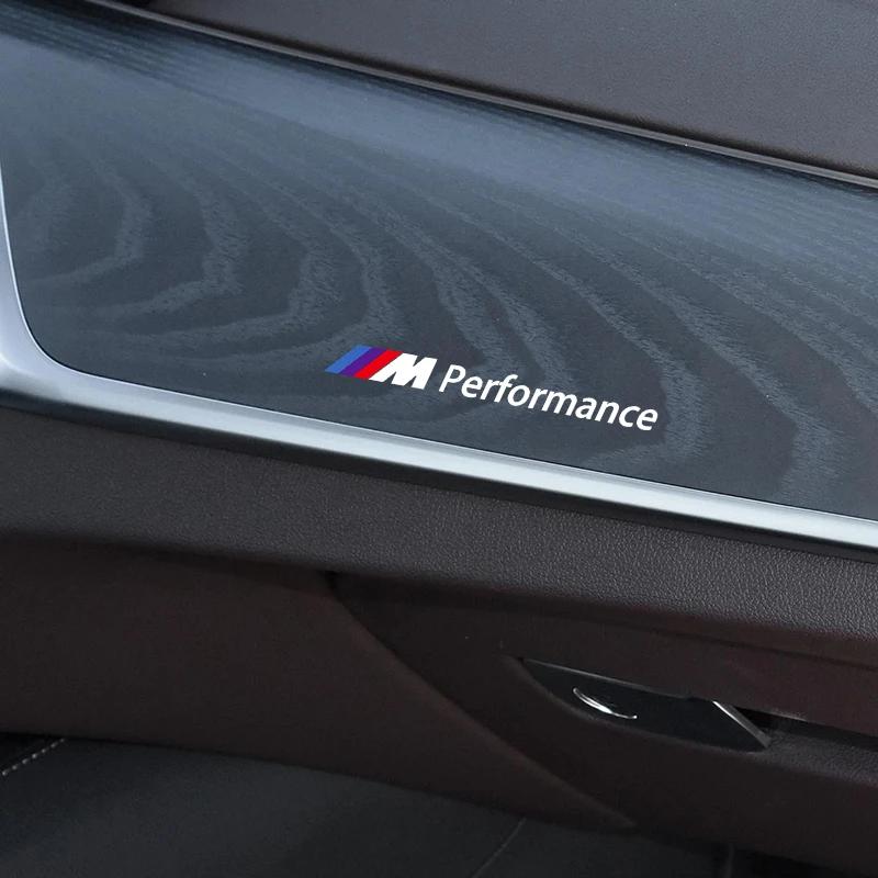 Car Stickers Car-Styling Logo Interior Decorative Accessories For BMW M E46 E90 E60 F30 F10 E39 E36 F20 G30 G20 E87 E92 E91 E30