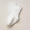 Infant Unisex Cotton Non-Slip Mid-Calf Socks (0-3 Years) - Double Needle, Loose Cuff for Spring/Autumn