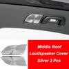 For XPeng Xiao Peng G6  2024 Reading Light Front Back Roof Loudspeaker Cover Stainless Steel Protective Cover Accessorie