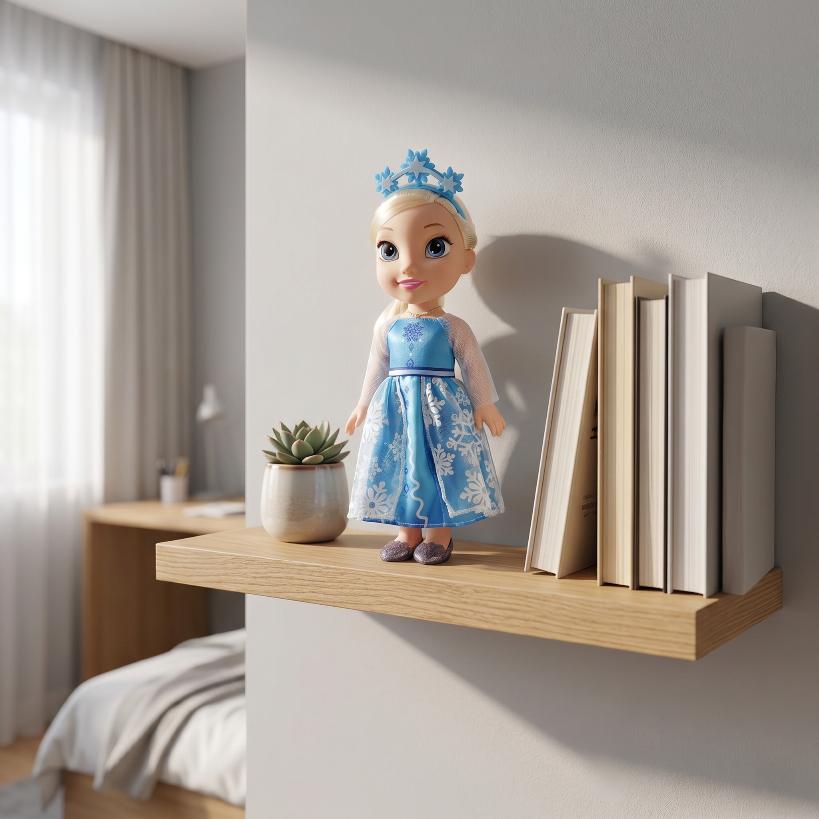 Elsa frozen regno di ghiaccio cantante luminosa grande bambola regalo per bambini