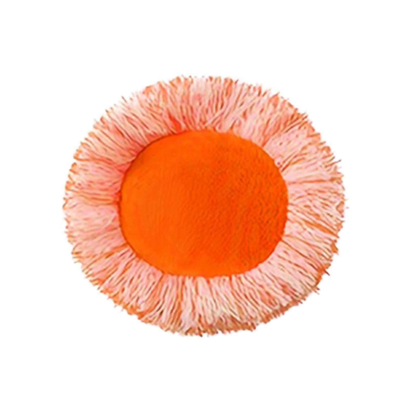 

Круглые сменные подушечки для швабры, моющаяся насадка для швабры, многофункциональные чистящие подушечки из микрофибры для стен, полов и стекла One Size оранжевый