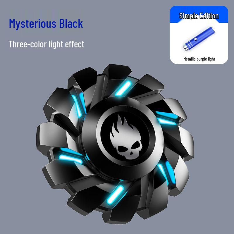 

Luminous Blue Metal Finger Gyroscope Fidget Toy