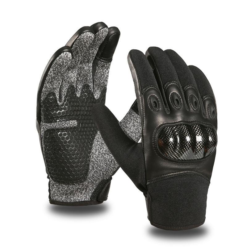 

Tactical Gloves Men s Sheepskin Anti-Cut Full Finger XL