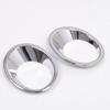 For Hyundai Santa Fe 2010 2011 2012 Chrome Head Front Fog Lights Lamp Cover Trim