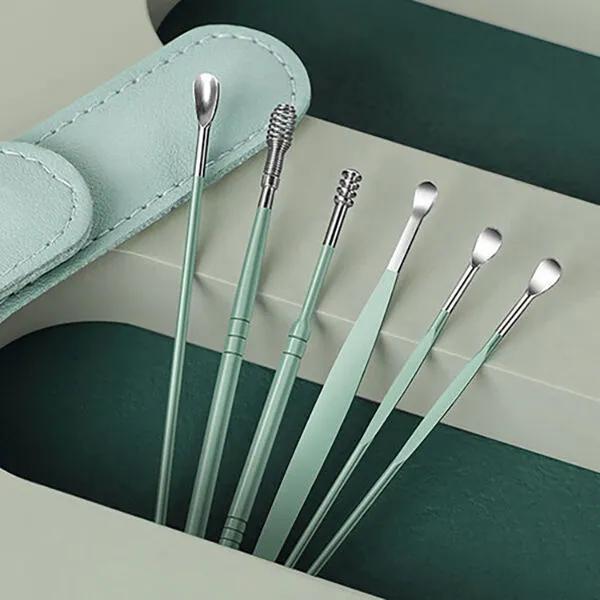 Briskstyle 6-piece Ear Cleaner Set (with Pouch)