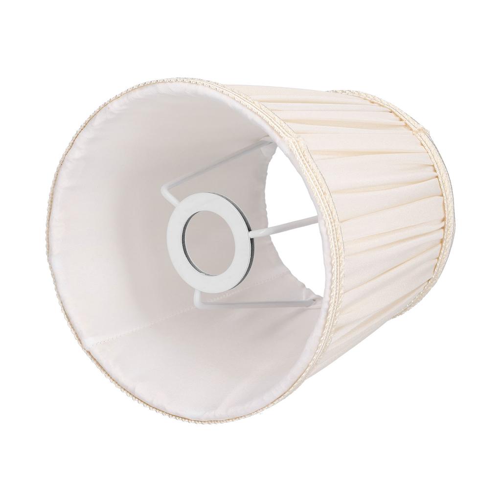 Cloth Lampshade Interventional Modern Decorative Fabric Table Lamp Cover for E14 BulbsApricot