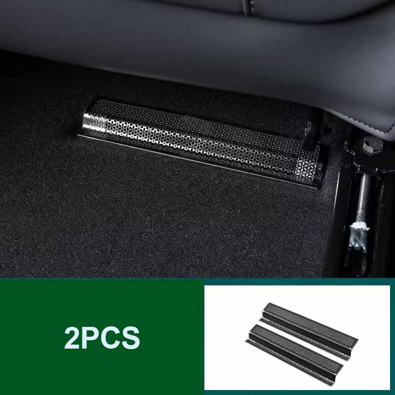 

Air Outlet Covers Fit For XPeng P7 2025 2026 Car Under Rear Seat Ventilation Conditioner Vent Protective Accessories Stainless