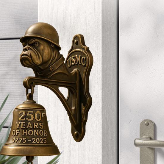 Animal Doorbell Vintage Dog Welcome Bell Wall Mounted Sasquatch Door Bell for Front Door Porch Home Entrance Decoration