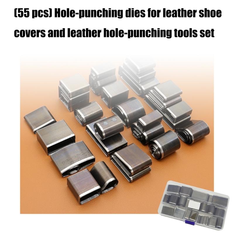 Elliptical Leather Punch Device Steel Ergonomic Handle for Belts Crafting Projects Accurate Hole Creation