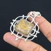 Mothers Day Deal Sterling Silver Ocean Jasper Stone Anniversary Pendant Jewelry
