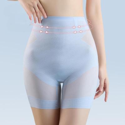 Ultra Thin Ice Silk Safety Shorts Women High Waist Shaping Panties Seamless Slimming Underwear Tummy Pants Body Shaper