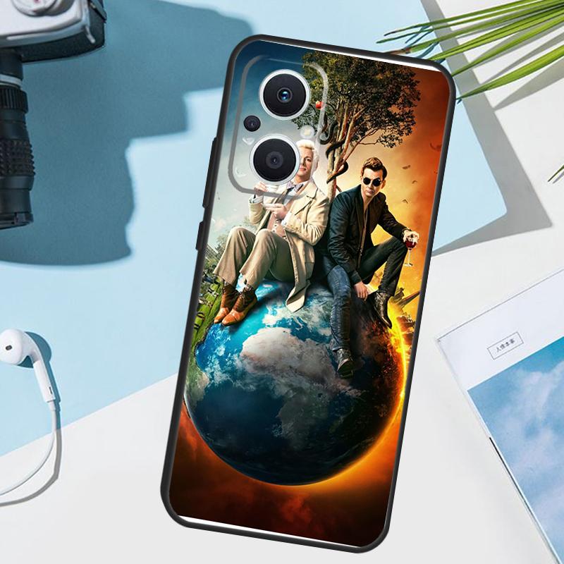 Good Omens Case For OPPO Reno 13 13F 12 11 F 8T 7 8 10 Pro OPPO Find X8 X6 Pro X3 X5 Lite Cover Funda