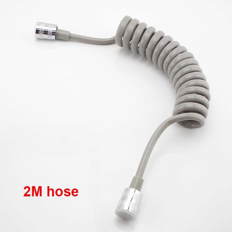 2/3/5M Flexibler Brauseschlauch Universal-Federverlängerung Handbrause Rohrverbinder Federrohr Badezimmer WC Bidet Zubehör