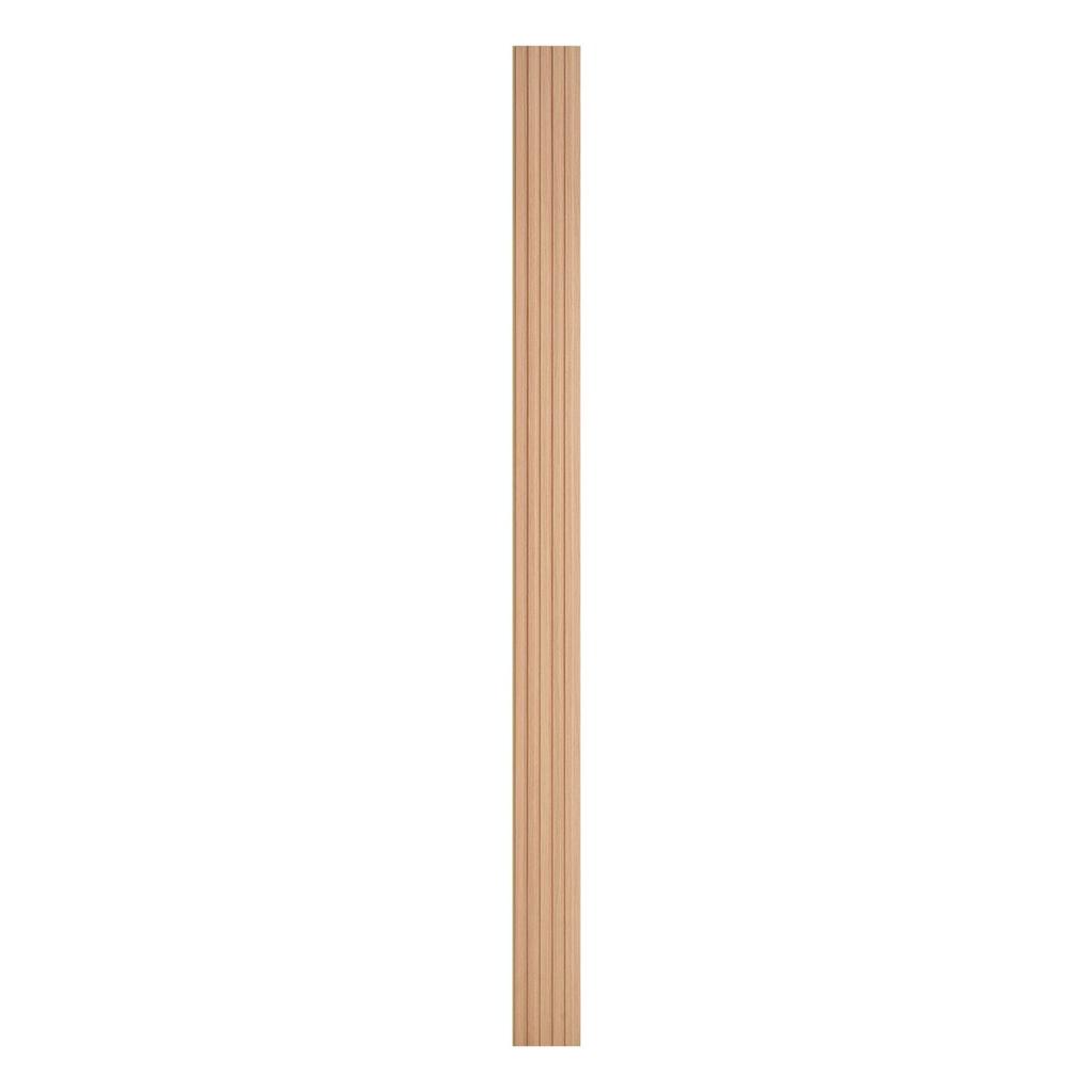 Wood Slat Acoustic Panels 8 PCS 96 X 6 Inch WPC for Modern Wall Ash Wood