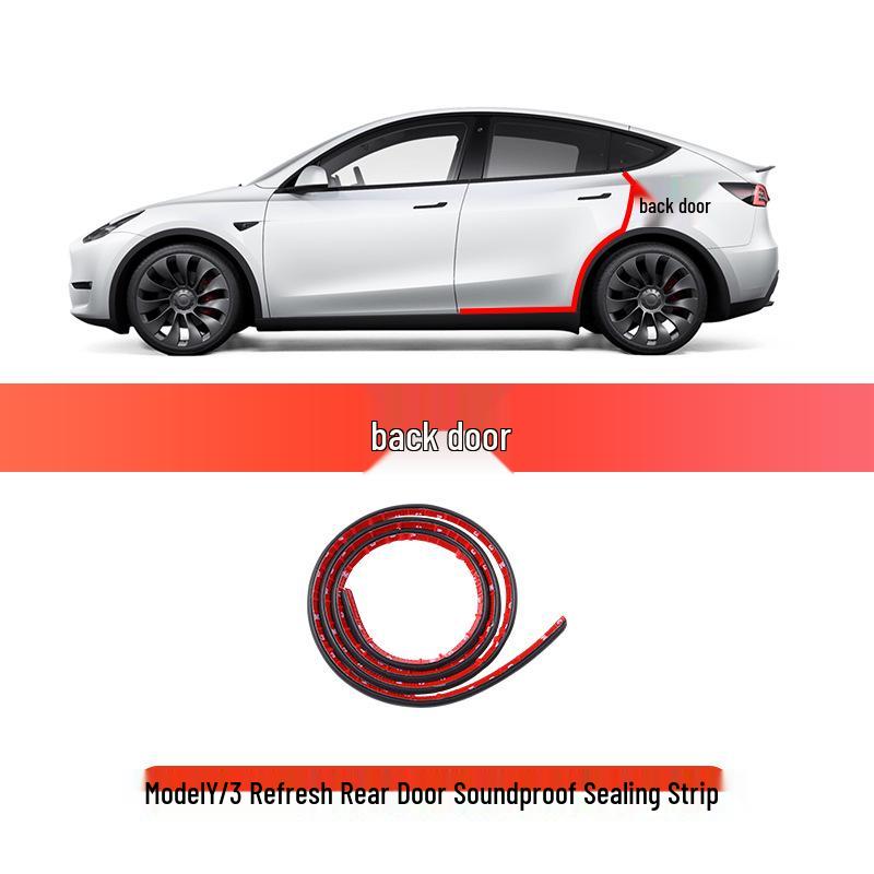 Schallschutz-Dichtungsstreifen für Tesla Model 3/Y B-Säule Geräuschreduzierung