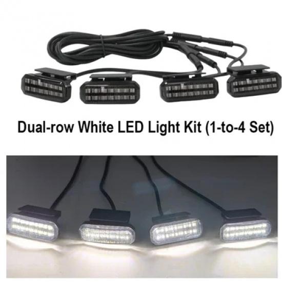 

Beusfirts LED Front Grille Light FOR BYD EQUATION LEOPARD 5 Car Daytime Running Light Wheel Eyebrow Lamp For Pickup Offroad 12V 1 to 4 white