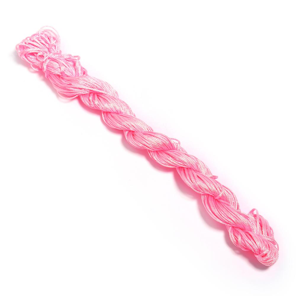 1/1.5mm Multicolor Nylon Cord Chinese Knot Thread Braided String for Jewelry Making Bracelet Tassels Beading Thread Supplies