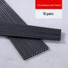 100-Pair Set of Black Alloy Chopsticks for Restaurant Dining Rooms and Hotels with Sterilizer