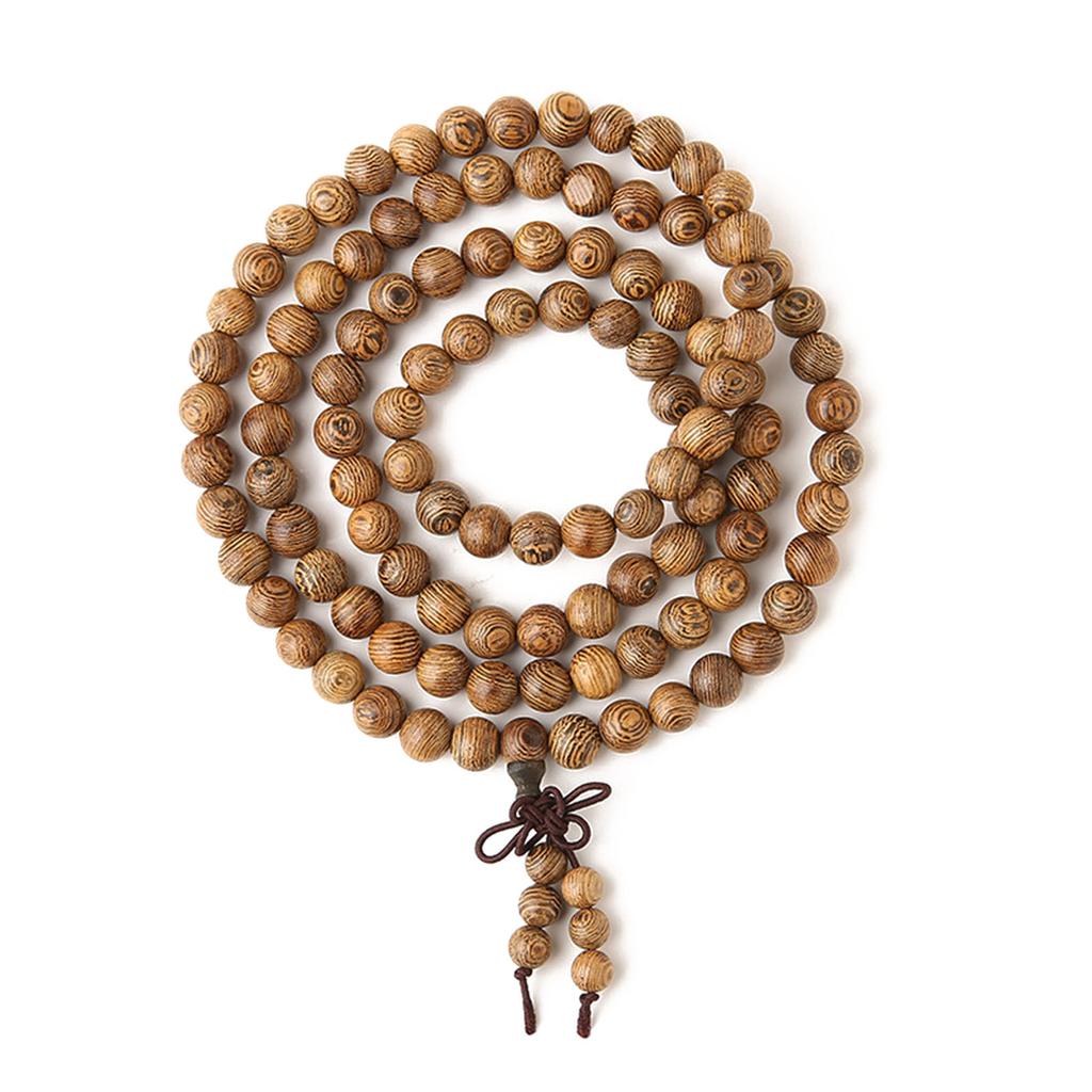 Buddhist Beads Bracelet For Men Wooden Bead Bracelet 108 Buddhist Prayer Beads 8mm Buddhist Beads Necklace