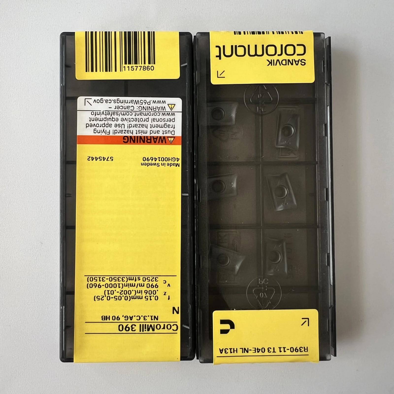 

SANDVIK / R390-11T304E-NL H13A / Industrial indexable Carbide Inserts 10 Pcs