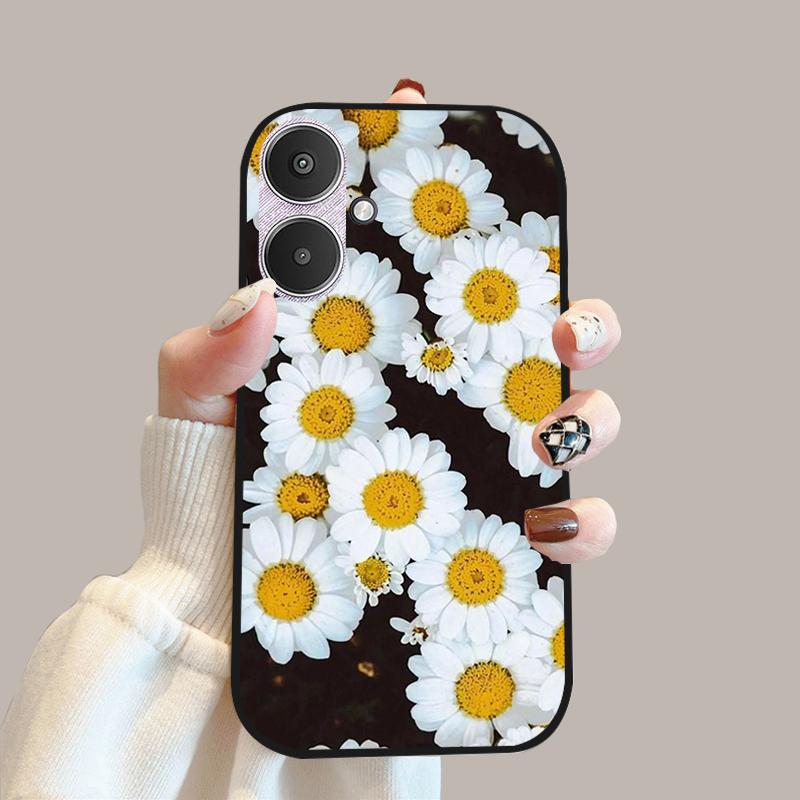 For Xiaomi Poco M6 5G Case 23128PC33I Silicone TPU Soft Phone Cover Cases For Redmi 13C 13R 5G Fashion Protective Fundas Shells