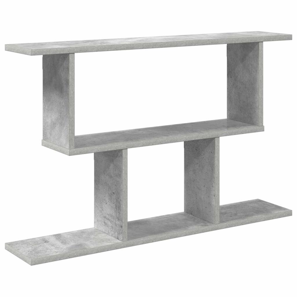Wall Shelf Concrete Grey 80 x 15 x 50.5 cm Engineered Wood