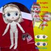 Cute Mini bjd Doll Girl Boy Bald head Ob11 1/12 Naked DIY Toys Handmede Dolls full Body Green Blue eyes Art Doll Accessories Art