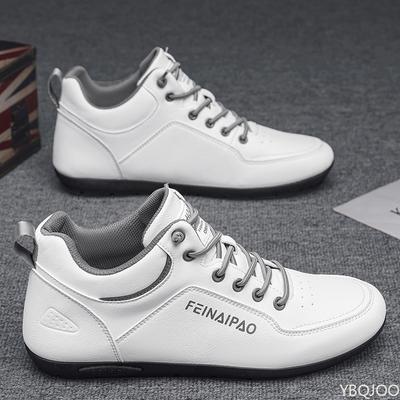Men's Shoes  Spring New Trend Casual Versatile Lace Up Anti Slip Daily Leather Single Shoe Sneakers  De Hombre Luxury