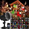 Christmas LED Laser Projector 16 Slides 64 Motifs With Remote Control