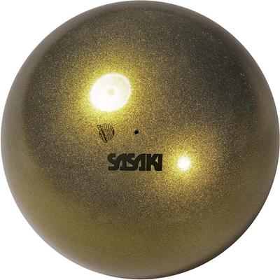 SASAKI Rhythmic Gymnastics Equipment Ball International Gymnastics Federation Certified Metallic Ball Diameter Black Gold M207MF 18.5cm (BGD)