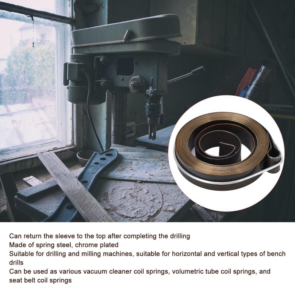 2PCS Universal Fit Design Quill Feed Coil Spring Constant Force Spring For Milling Machine