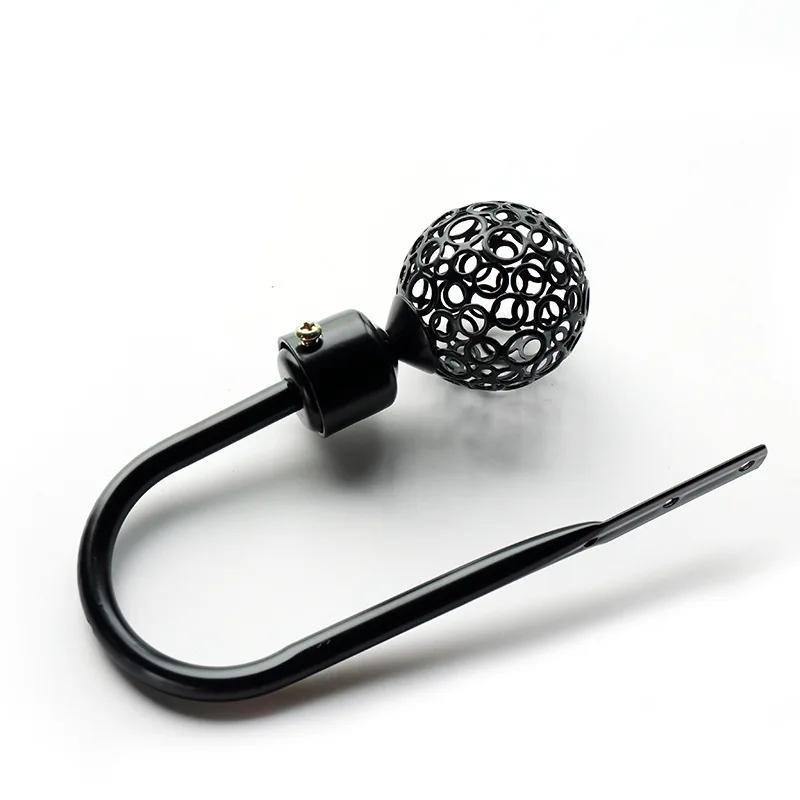 Carved Small Crystal Ball Aluminum Alloy Curtain Wall Hook Crystal Curtain Storage Vacation Home Decoration