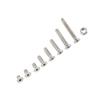 M2.5 A2 Stainless Steel Hex Socket Screws Bolt With Hex Nuts Assortted Set(Flat Head)