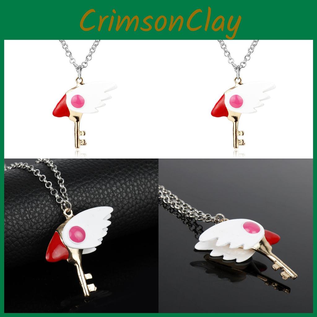 Cardcaptor Sakura Pendant Necklace Alloy Electroplated Unisex For Birthday Present