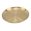 Fashion Simple Dinner Plates Gold Dining Plate Serving Dishes Round Plate Cake Tray Western Steak Round Tray Kitchen Plates