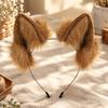 Ohren-Stirnband aus Kunstfleece, weiches, tierisches, verspieltes Kopfschmuck für Cosplay,