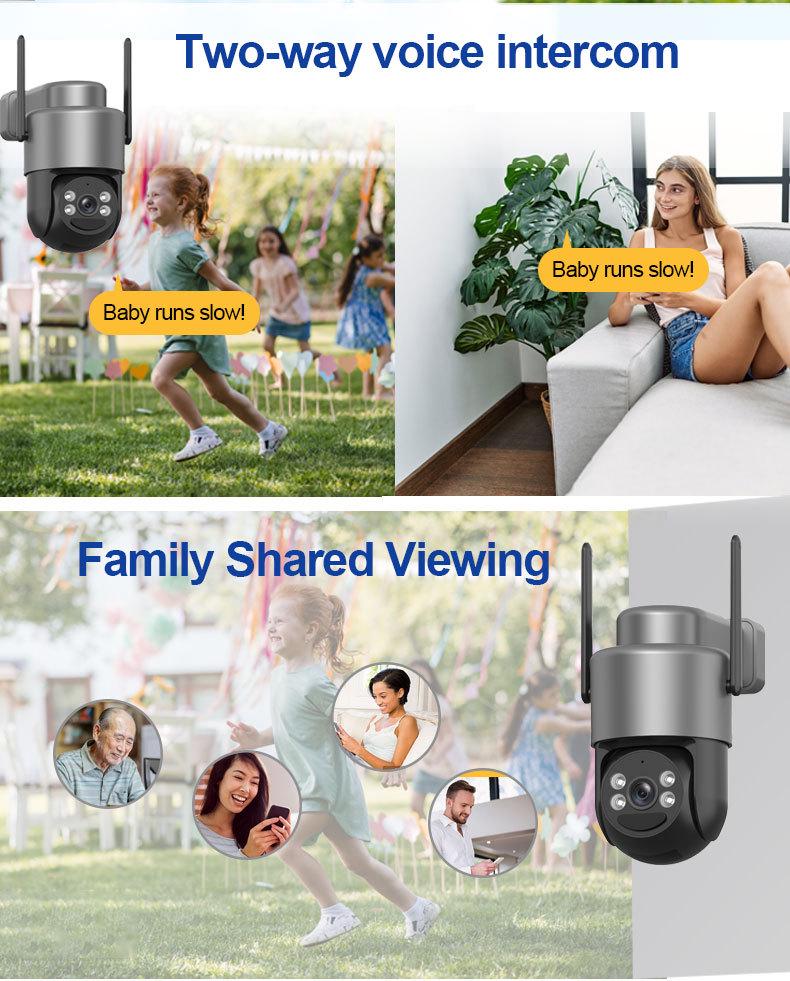 Ultra HD 4MP 4G Solar Wireless Outdoor Camera with Low Power Consumption