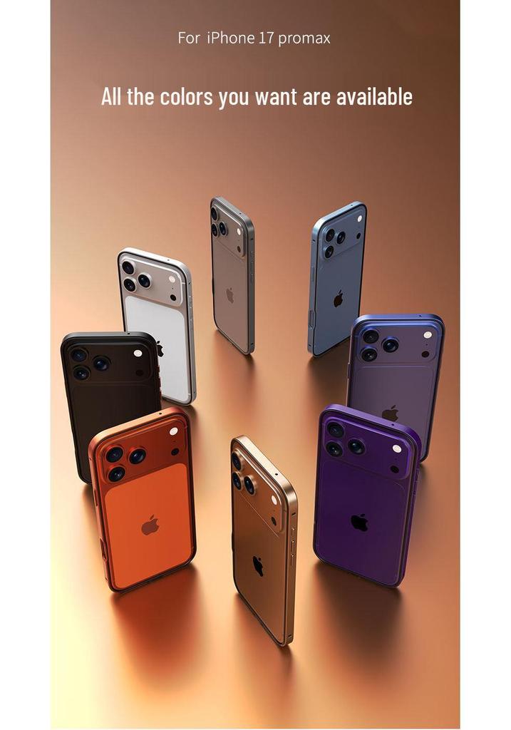 iPhone 16 Pro Max & 15 Plus Aluminum Alloy Metal Frame Case