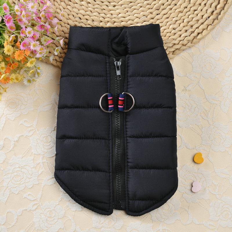 Autumn & Winter Warm Zipper Vest for Dogs - Fashionable & Stylish Pet Clothes