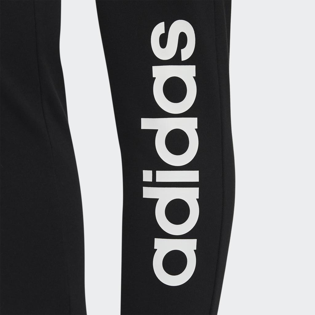 Adidas Neo Logo Print Knitted Cuffed Sweatpants Women Bottoms Black H36734