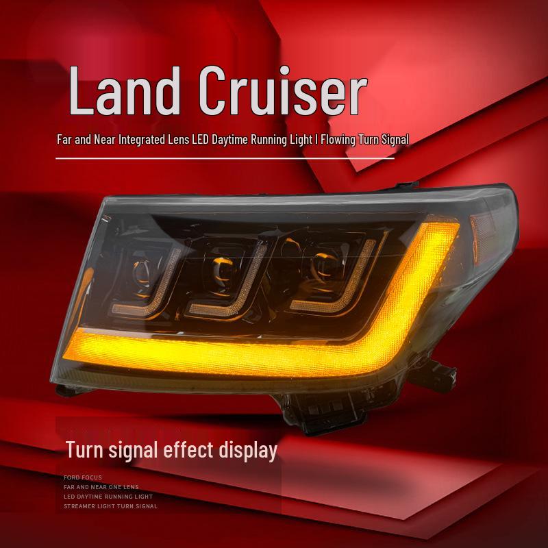 07-15 Land Cruiser LC200 LED Headlight Assembly - Modified Headlights