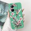 Für Vivo Y36 5G V2248 Hülle Für Vivo Y27 5G V2302 Abdeckung Silikon Luxus Mode Blumen Kawaii Süße Katze Lustige Handyhülle Stoßstange