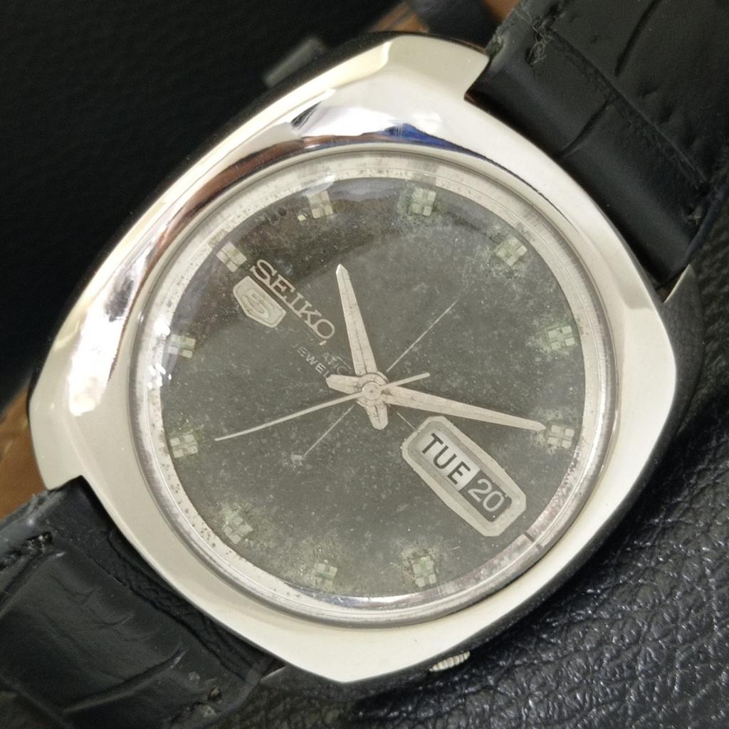 

АВТОМАТИЧЕСКИЕ ВИНТАЖНЫЕ ЧАСЫ SEIKO 5 ЯПОНИЯ 6119B МУЖСКИЕ ОРИГИНАЛЬНЫЙ ЦИФЕРБЛАТ a702372-5 R124-a702372