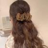 Versatile Summer Mesh Hair Clip: Large Pleated Back-of-Head Hairpin for Women