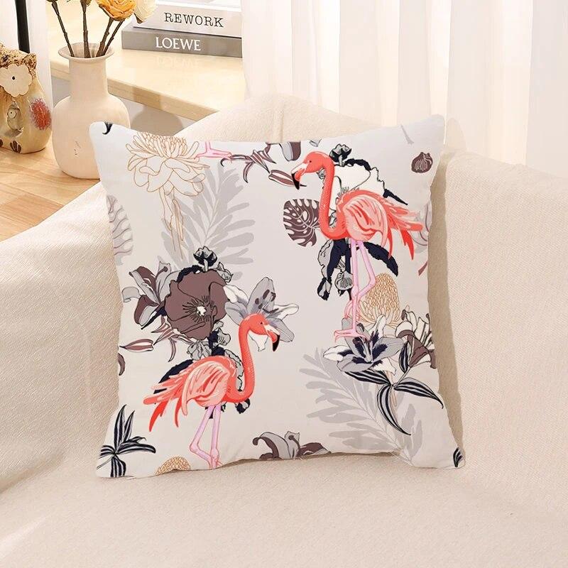 Rosa Flamingo Kissenbezug Kissen für Sofa Quadratisch Auto Suite Zimmer Dekoration