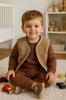 Warm Children' Vest 98 Sleeveless Sheepskin Jacket Beige