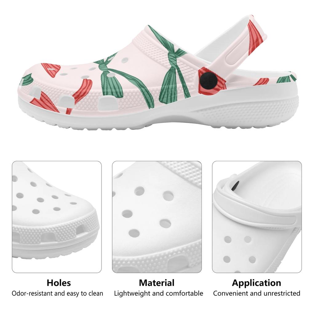 Unisex Color Print EVA Casual Clogs Easy Clean Breathable Slip On Travel Use Beach Garden Daily Walking Casual Slippers Soft Fit