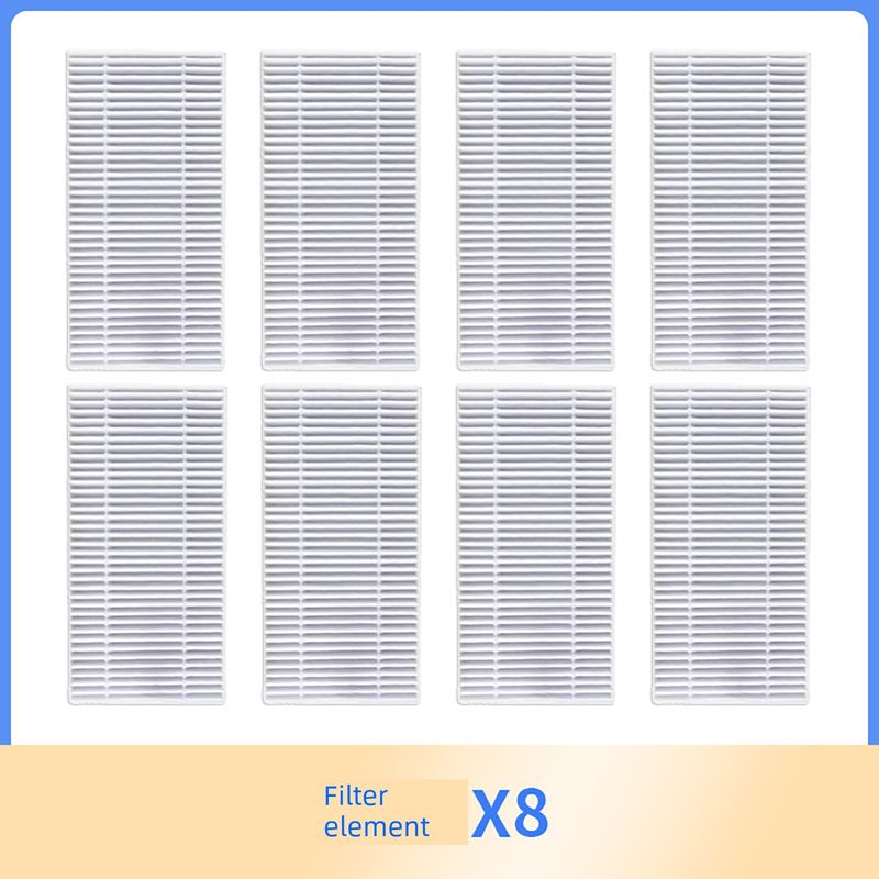 Suitable for Midea W20 W20pro Sweeping Robot Crawler Mop Filter Element Rolling Side Brush Rag Bracket Accessories