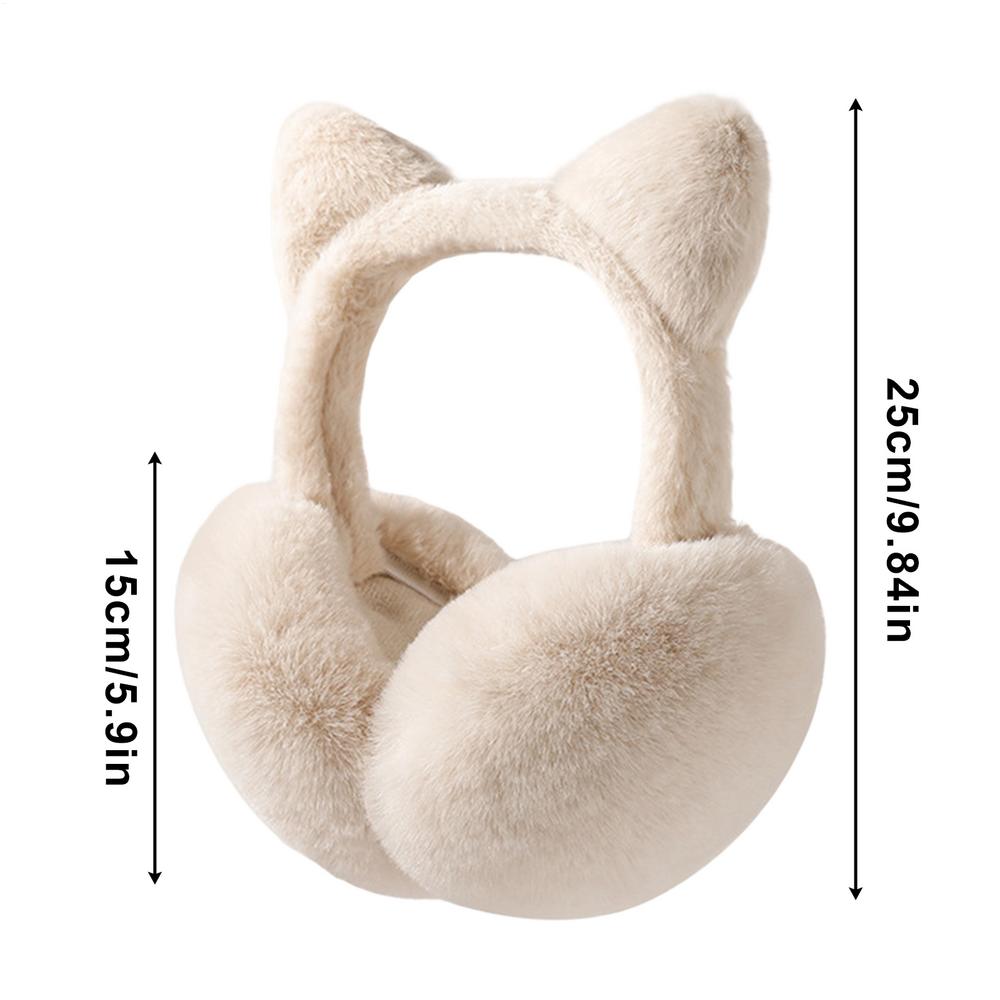 Ear Muffs For Winter Women Cute Warm Windproof Cover Folding Girls Warm Winter Ear Covers For Kids Girls Cold Weather Outdoor